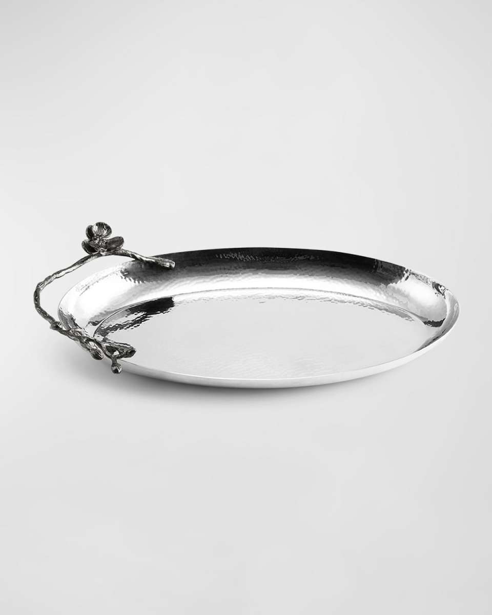 Black Orchid Oval Platter