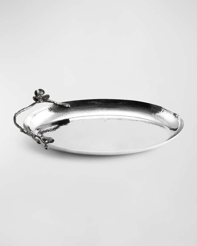 Black Orchid Oval Platter