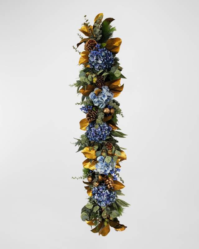 5' Holiday Hydrangea Garland