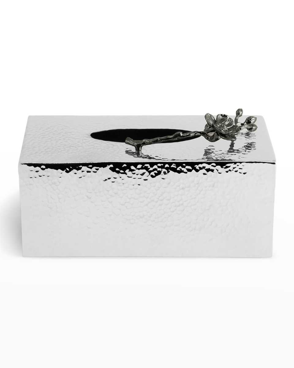 Black Orchid Rectangular Tissue Box Holder