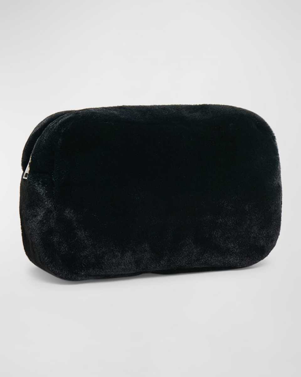 Noor Jumbo Faux Fur Pouch Bag