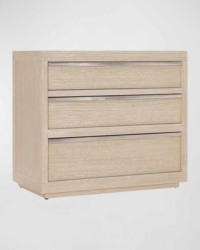 Solaria 3-Drawer Nightstand