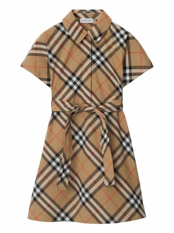 Vintage Check-pattern dress