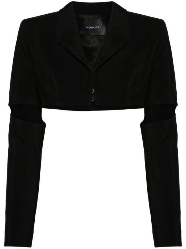 cut-out cropped jacket