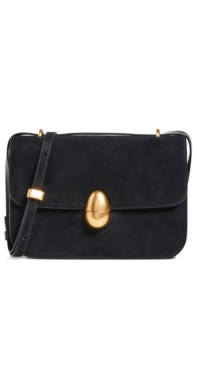 NEOUS Phoenix Suede Crossbody Bag Black