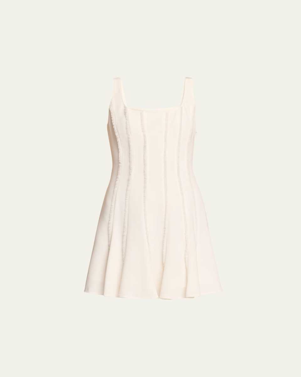 Brantley Cutout Back Scoop-Neck Fit & Flare Mini Dress