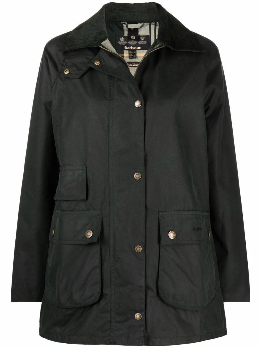 waxed cotton coat