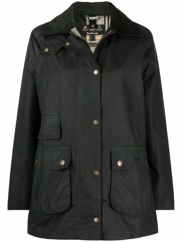 waxed cotton coat