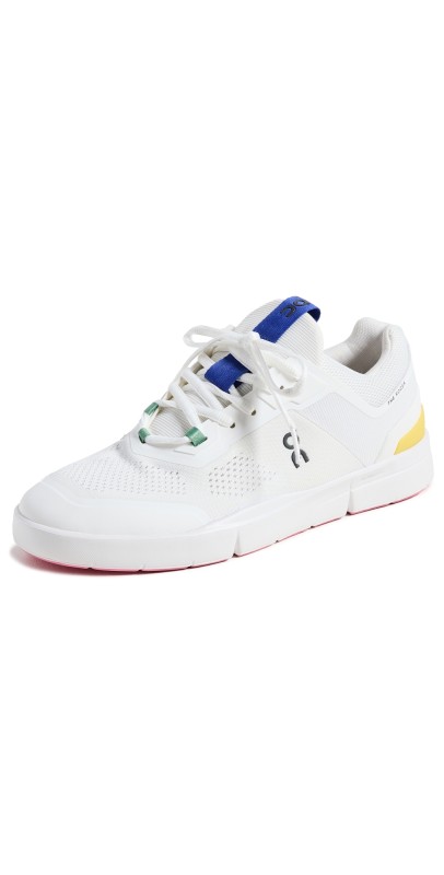 On The Roger Spin Sneakers Undyed-White Yellow