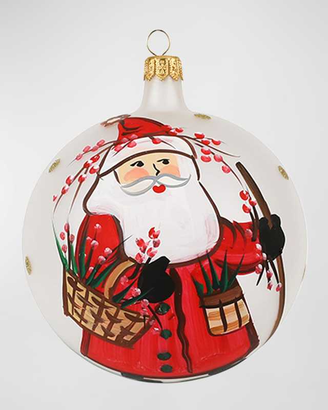 Old St. Nick Outdoorsman Christmas Ornament