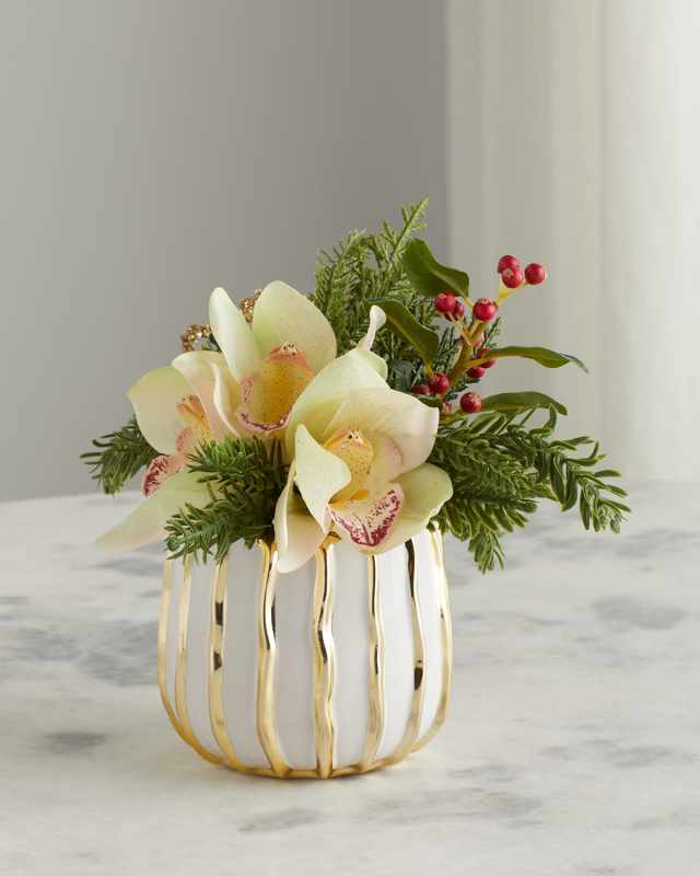 Pave Christmas Orchids