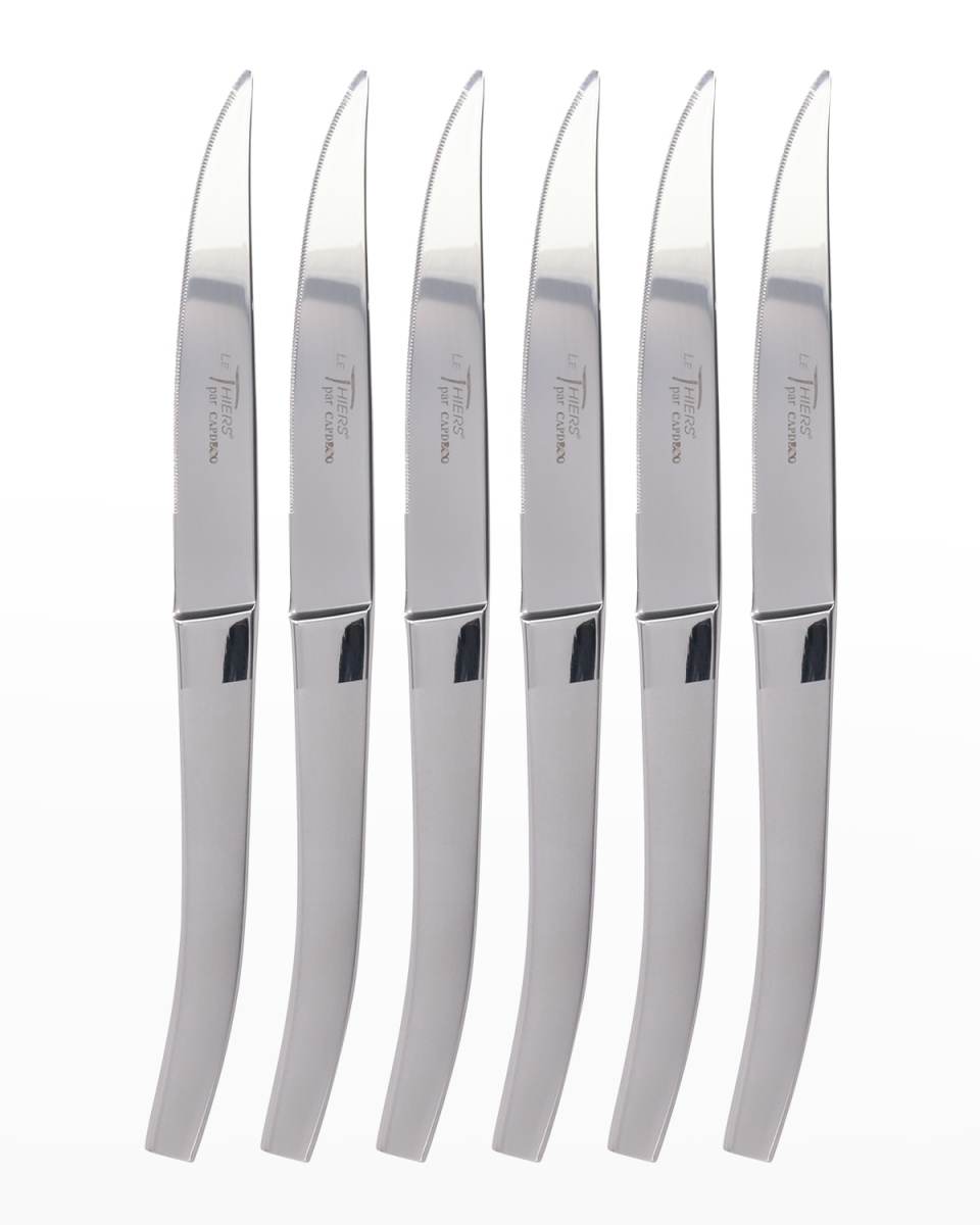 6-Piece Thiers Matt Finish Steak Knives