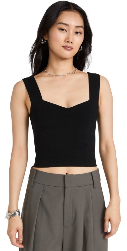 A. L.C. Jordana Crop Top White