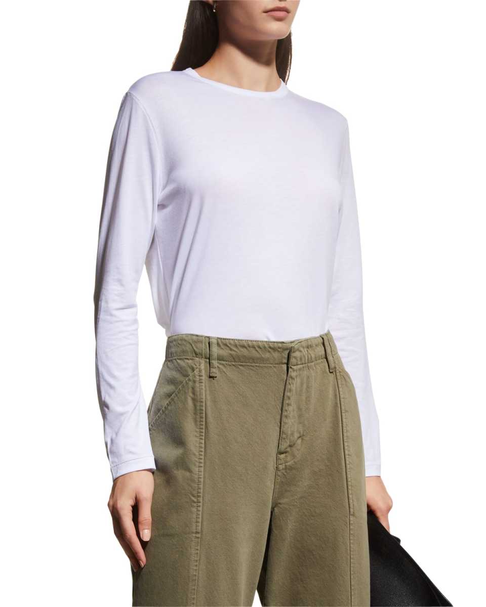Lyocell Cotton Crewneck Tee