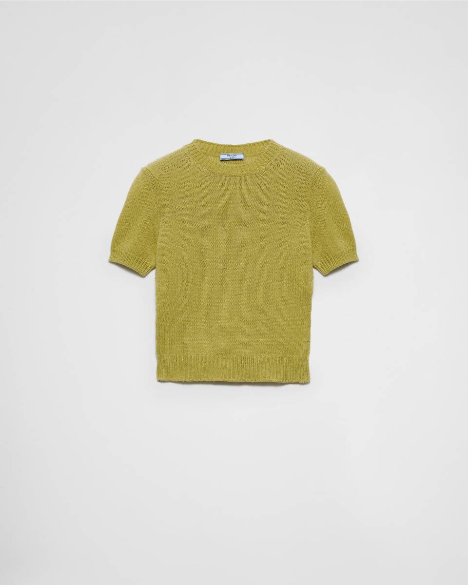 PRADA Short-sleeved cashmere sweater