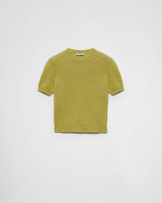 PRADA Short-sleeved cashmere sweater
