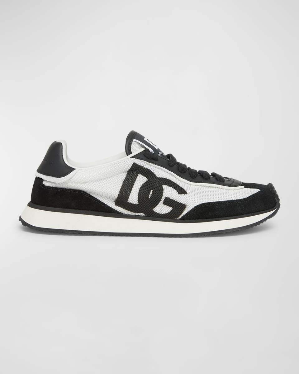 Mixed-Material DG Cushion Sneakers