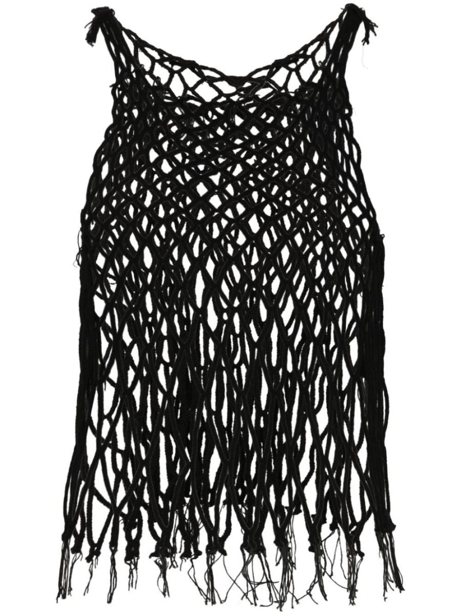 mesh sleeveless tank top
