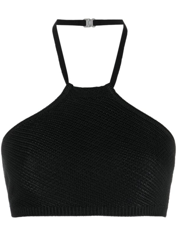 knitted buckle top