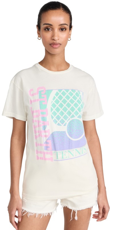 Original Retro Brand St. Barths Tennis Tee Antique White