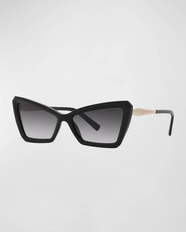 Gradient Acetate Cat-Eye Sunglasses