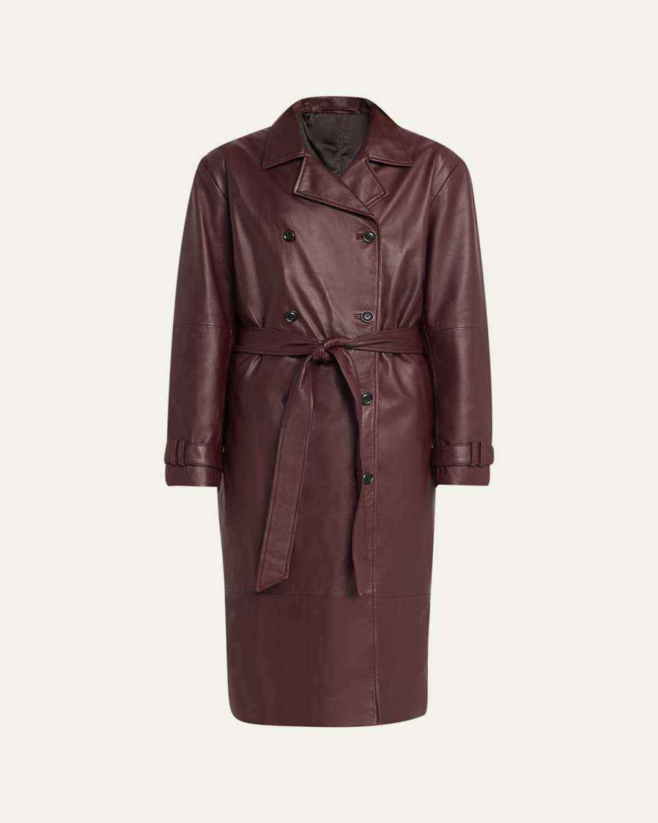 Leather Trench Coat