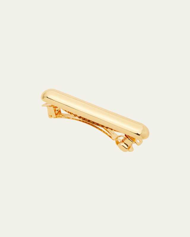 Glossy Bar Brass Barrette