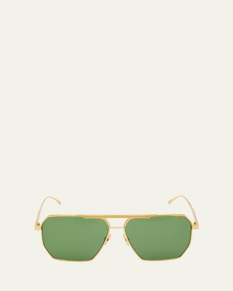Metal Aviator Sunglasses