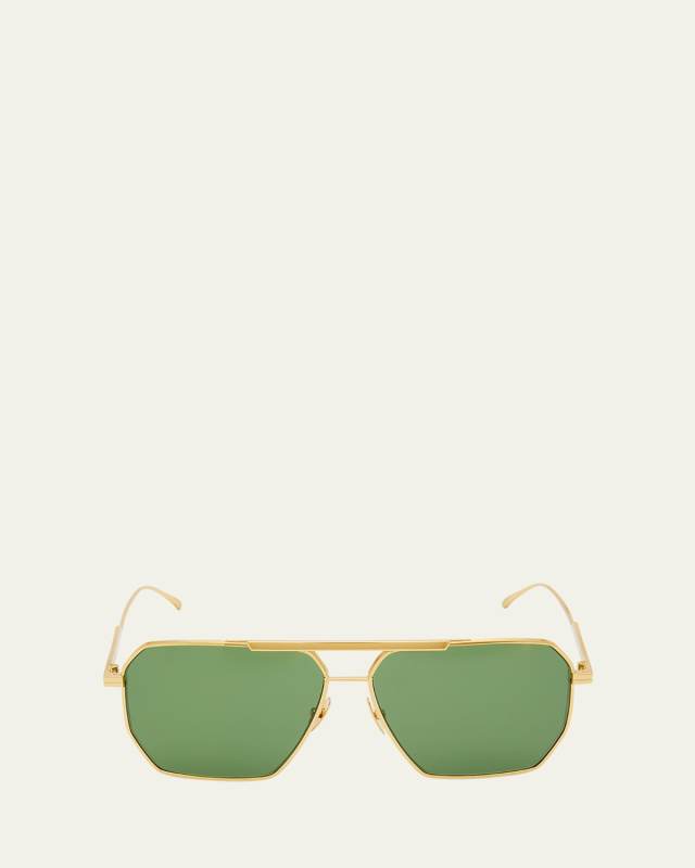 Metal Aviator Sunglasses