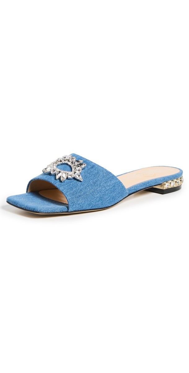 Nalebe Aurum Slides Dark Indigo