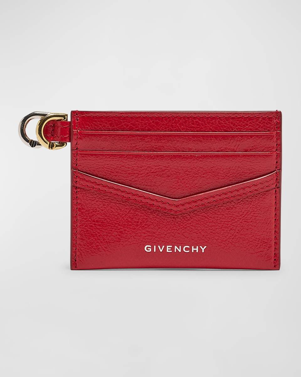 Voyou Card Case in Tumbled Leather