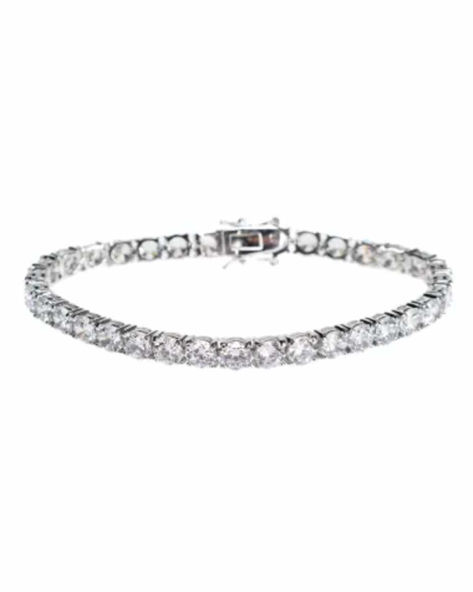 Round Cubic Zirconia Tennis Bracelet