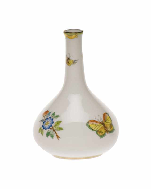 Queen Victoria Green Medium Bud Vase