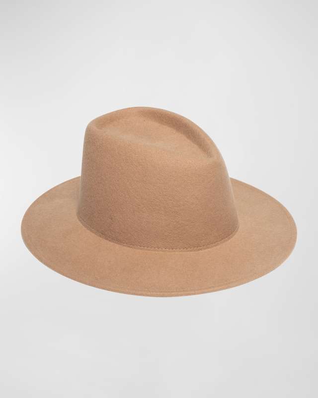 Blaine Camel Wool Fedora