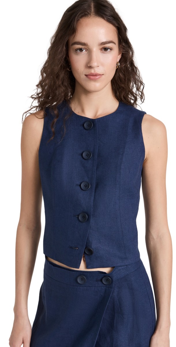 Sleeper Lili Marleen Waistcoat Navy