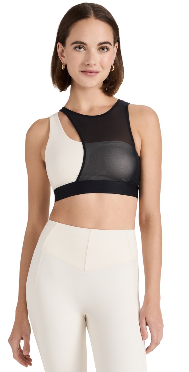 Le Ore Fiori Asymmetric Bra Canvas