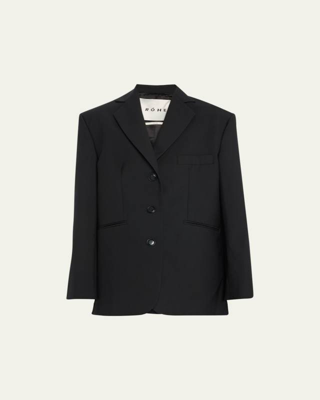Oversized Wool Blazer