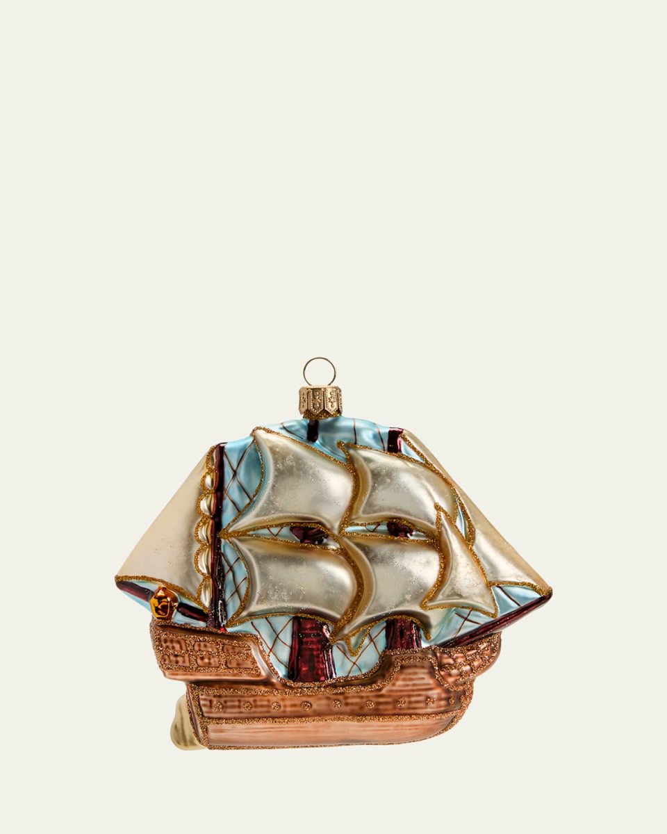 Sailing Ship Christmas Ornament