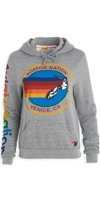 Aviator Nation Aviator Nation Hoodie Heather Grey