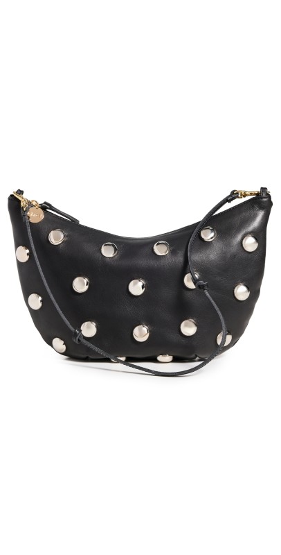 Clare V. Lune Bag Black W/ Studs