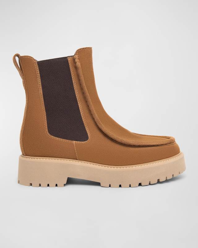 Suede Chelsea Ankle Booties