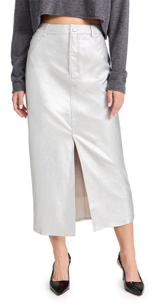 WAYF 5 Pocket Midikirtilver