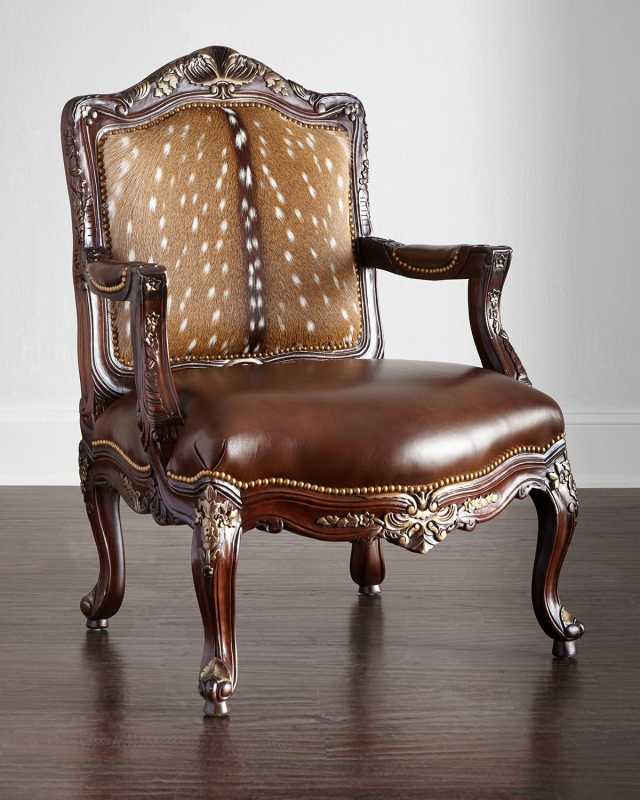 Dani Hair On Hide Bergere Chair