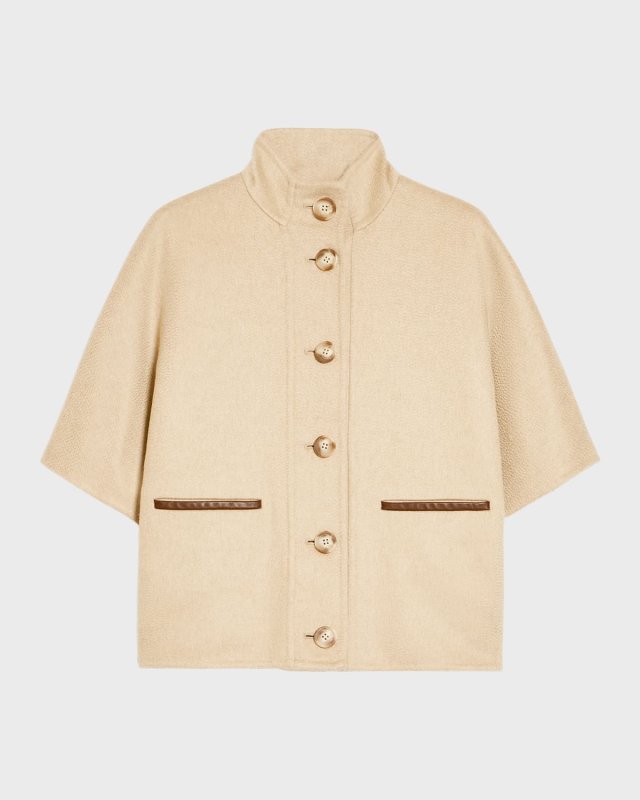 Roll Cashmere & Leather Jacket