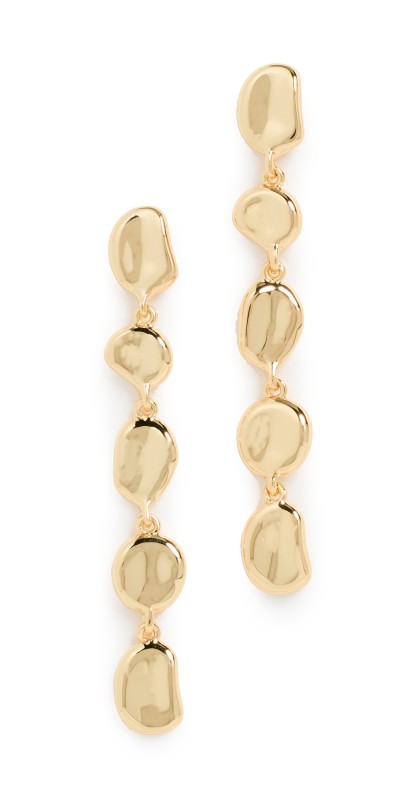 SHASHI Armor Earrings Gold
