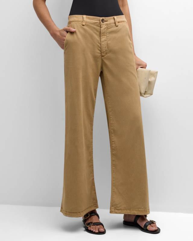 Caden Tailored Wide-Leg Trousers