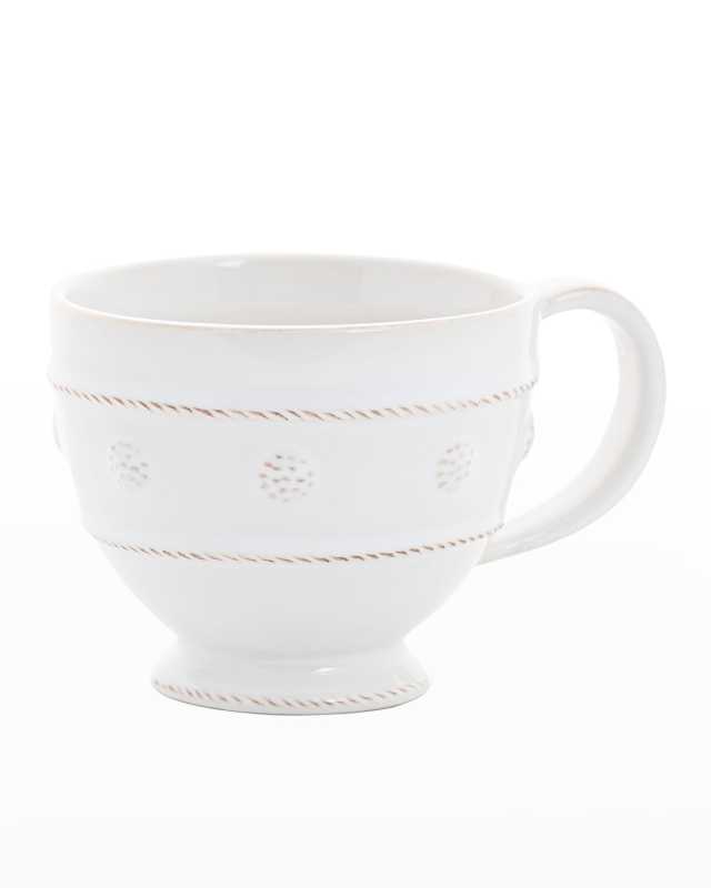Berry & Thread Breakfast Cup - Whitewash