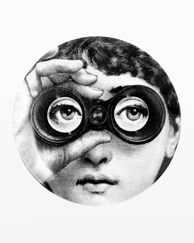 Tema E Variazioni N. 286 Binoculars Wall Plate