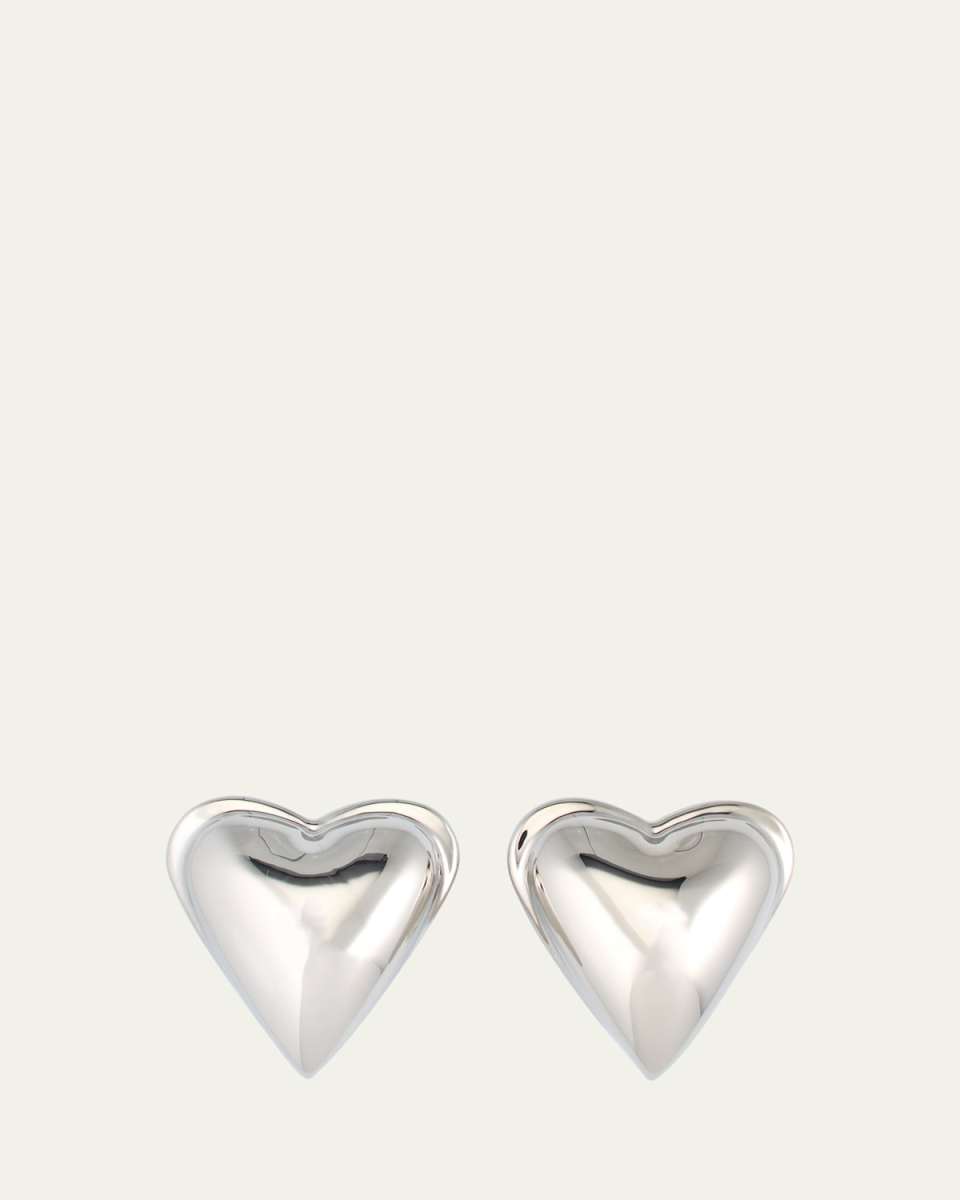 Metallic Bombe Heart Earrings