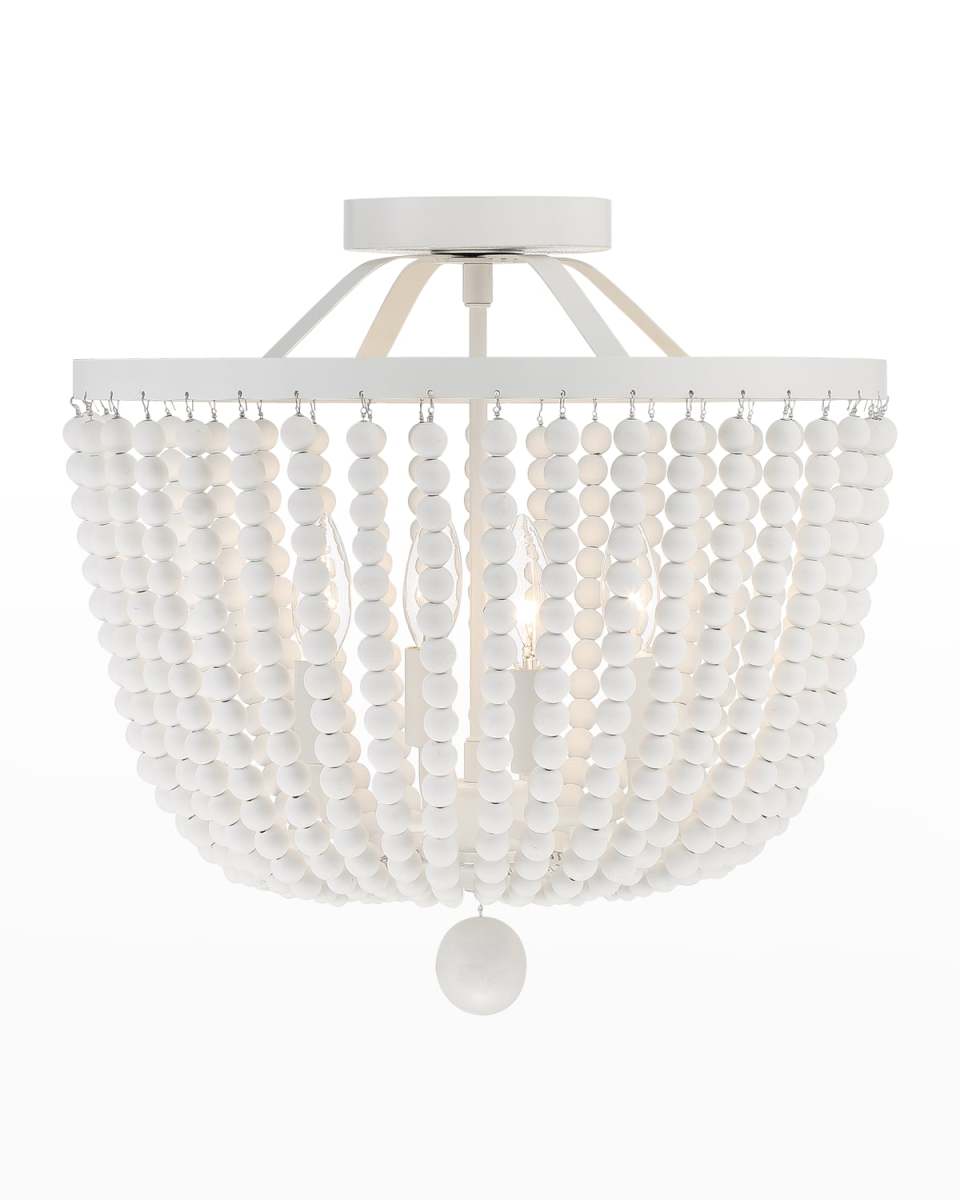 Rylee 4-Light Matte White Ceiling Mount
